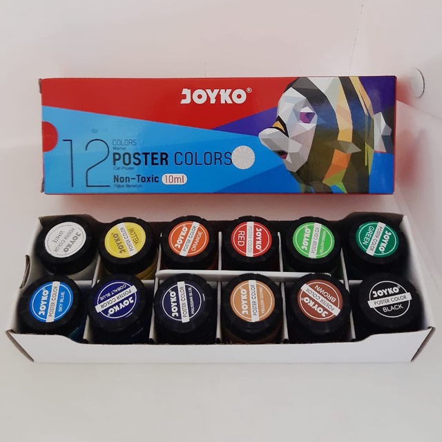 

Cat Poster Joyko Isi 12 Warna @10ml (1 SET 12 Botol)
