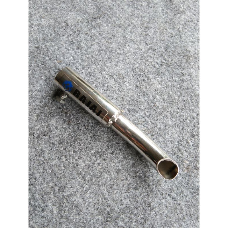Slencer knalpot castom vespa stenles logo vespa super sprint vbb bajaj deluxe super