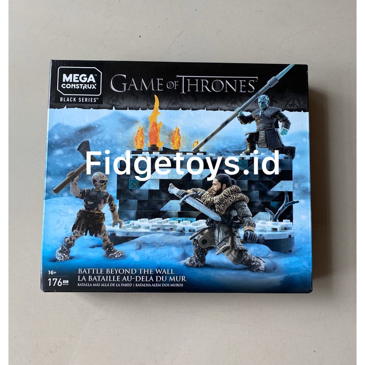 Lego Brick Mega Construx Game Of Thrones White Walker Battle Shopee Indonesia