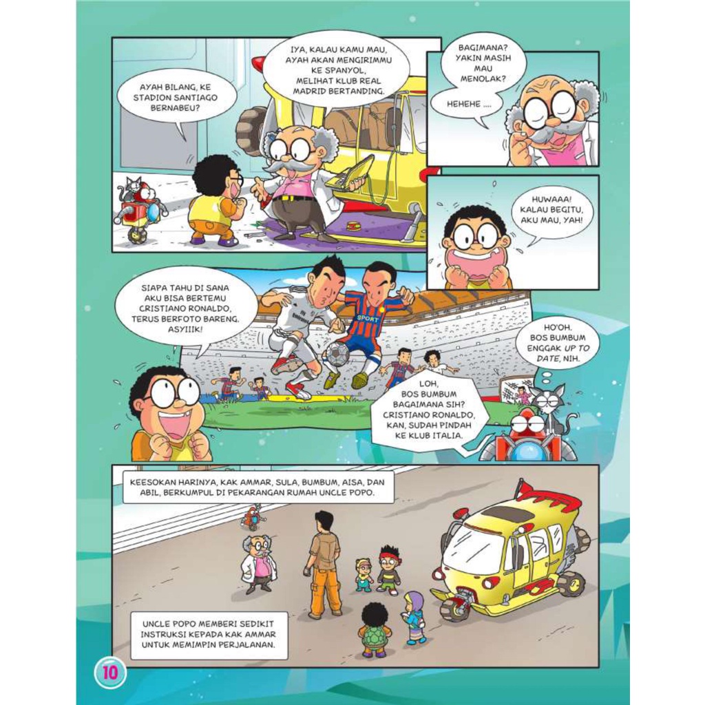 Buku Komik Petualangan Sula:Terdampar di Kota-Kota Dalam Al-Qur`an - Gema Insani 100% Original