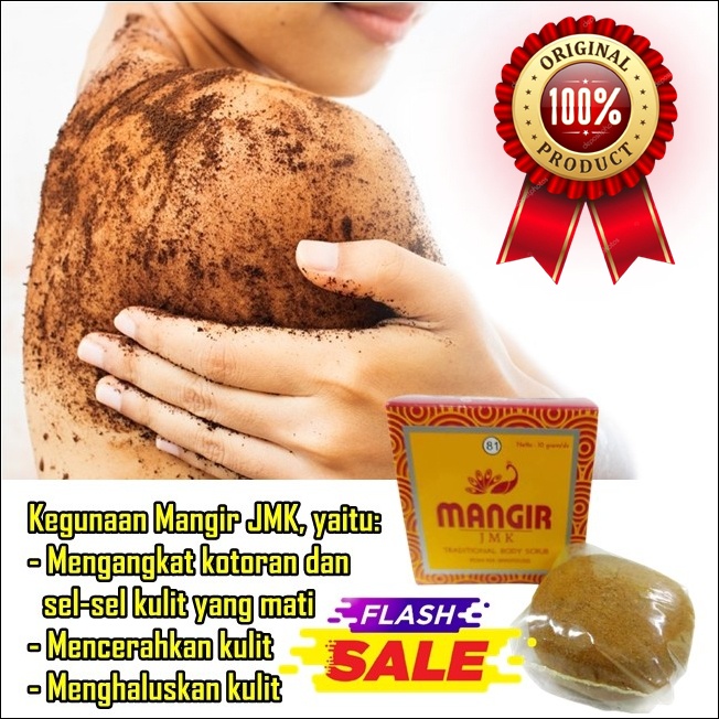 Lulur rempah herbal alami mencerahkan dan menghaluskan kulit terbaik Lulur Mangir JMK Resep nyonya m