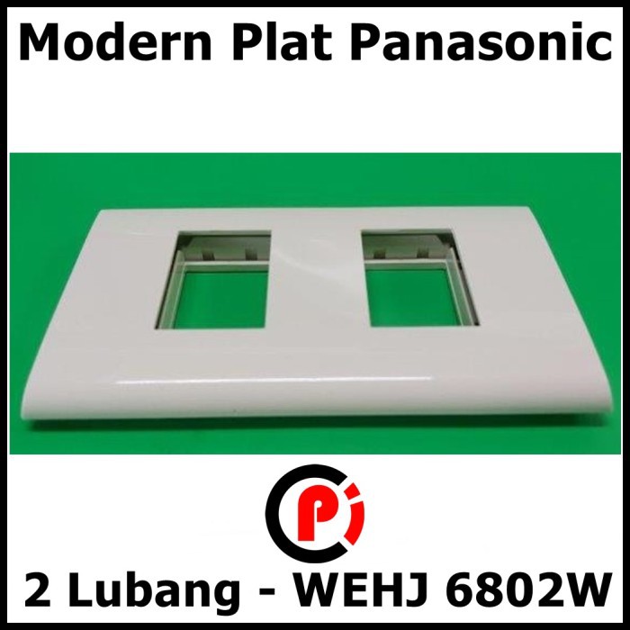 Panasonic Modern Plat 2 Lubang Tipe WEHJ 6802W A Mode Wide Series