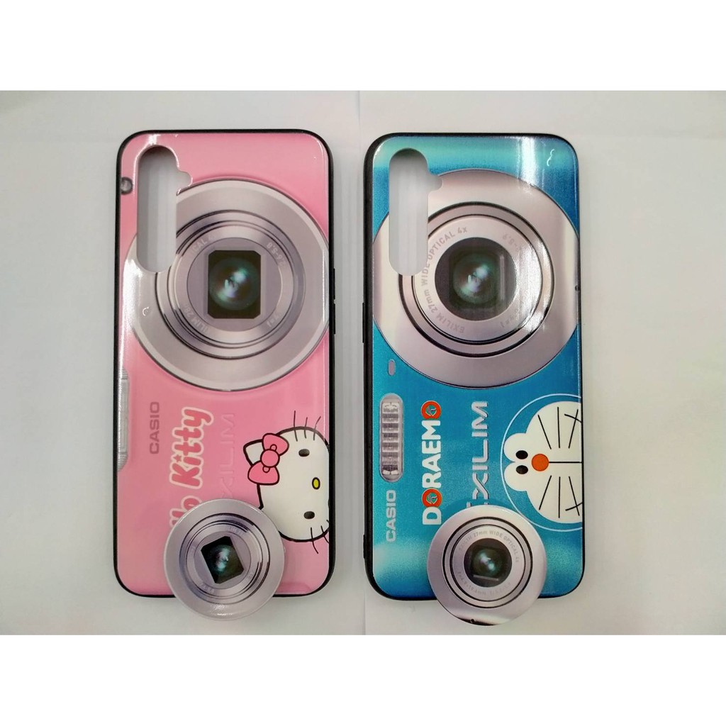 Casing REALME 6  Case Fuze Casing Camera GRATIS Popsocket Karakter Lucu