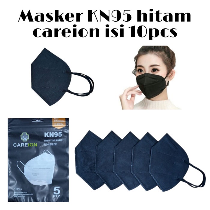 Careion Masker KN95 N95 5 Ply 10 Pcs