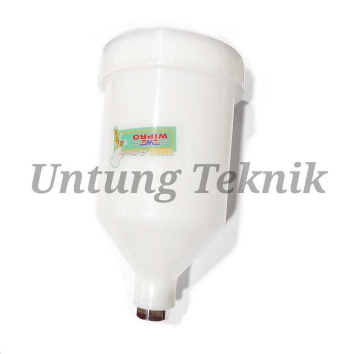 WIPRO Tabung Spray Gun HVLP 600cc Bahan Plastik