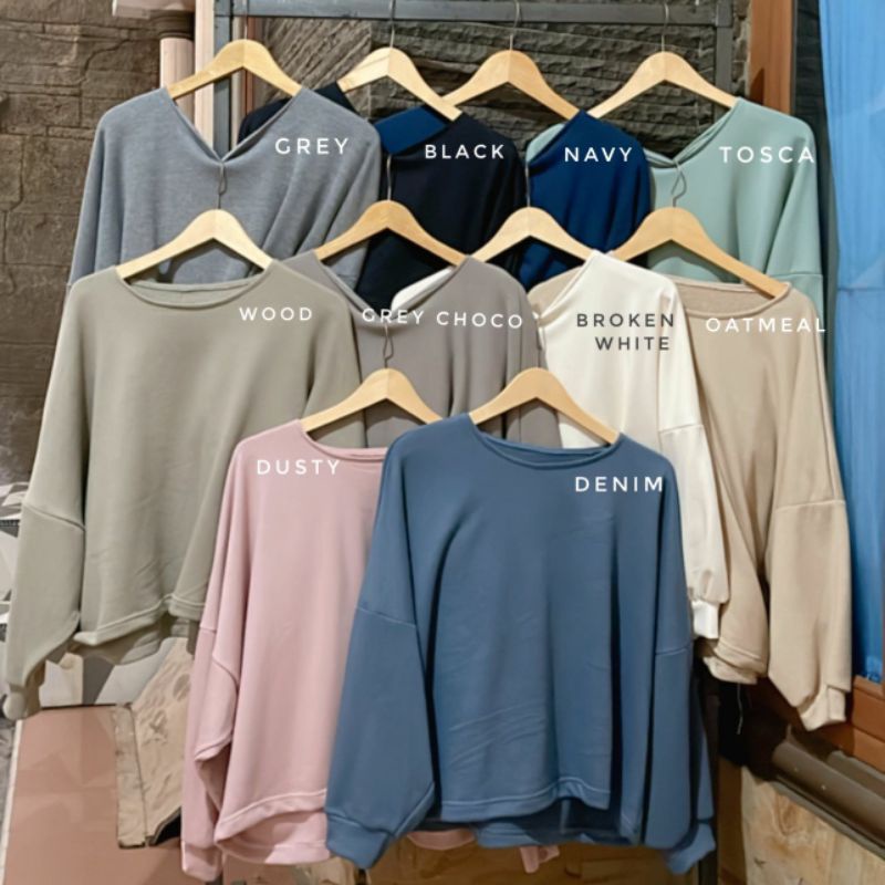 (zeyo) SWEATER OVERSIZE PREMIUM-WOOD