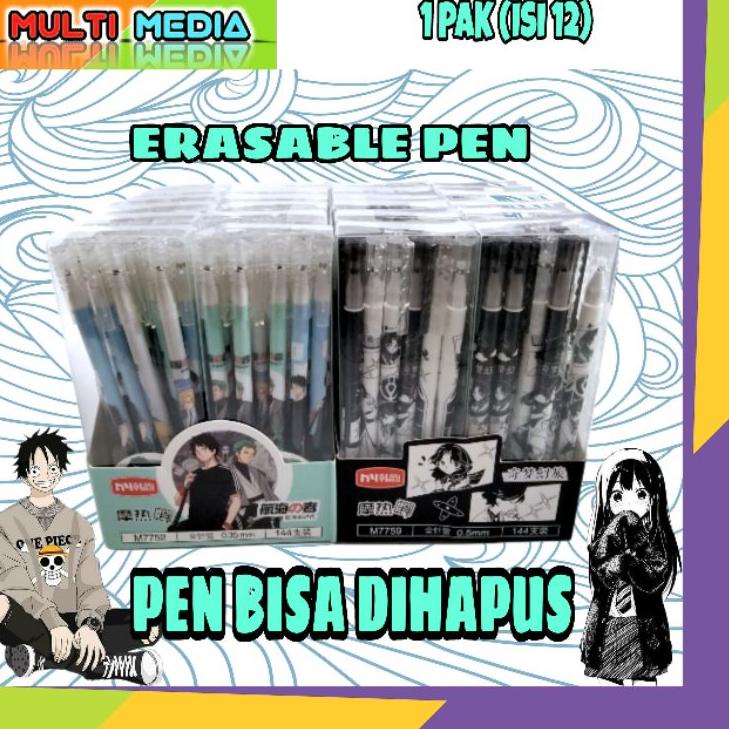

Promo Hari Ini/STAR/〖Bisa COD〗/【Promo Hari Ini】/〖[COD]〗 PULPEN KARAKTER BISA DIHAPUS / ERASABLE PEN (ISI 12) ❤[PROMO ⚡PECIAL!!!]❤