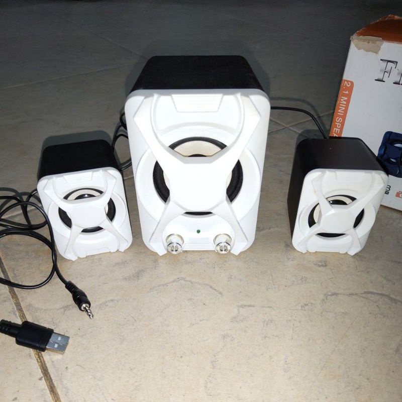 speaker usb FnT FT-XSD-2 MINI SPEAKER 2.1 speaker komputer handphone