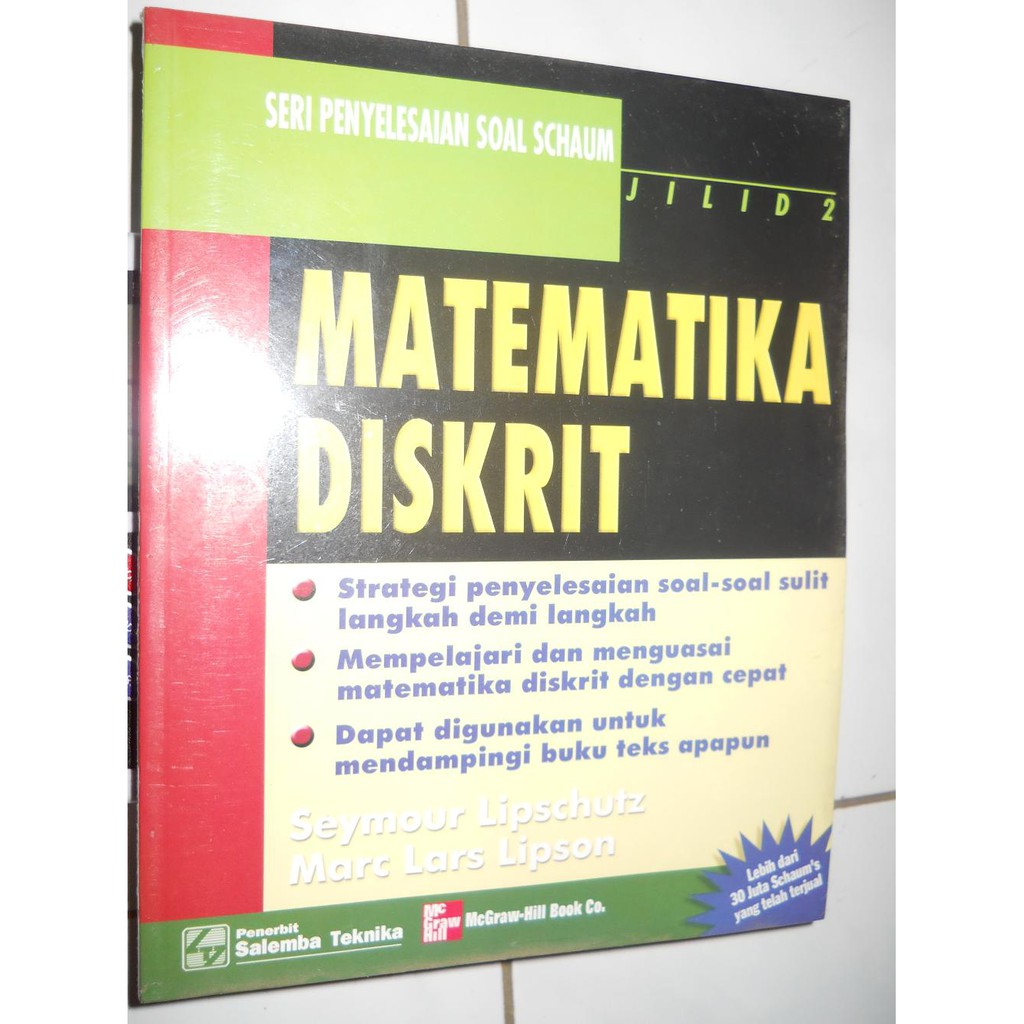 Matematika Diskrit 2 Lipschutz Shopee Indonesia