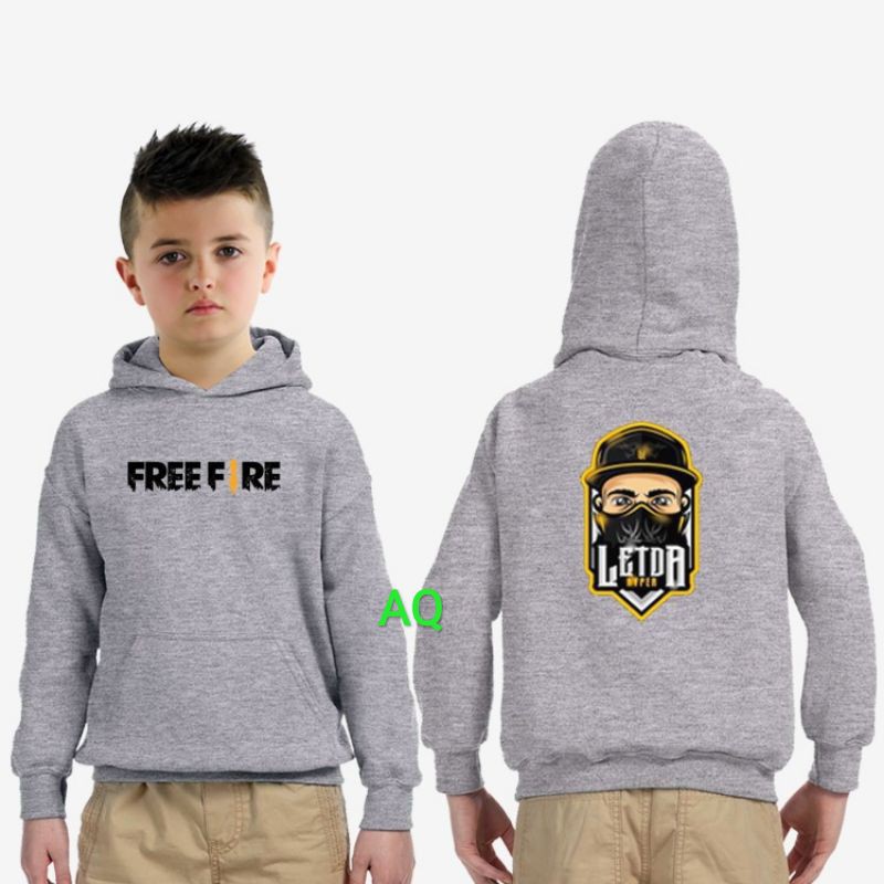 COD - Jaket Free Fire Anak - Hoodie Anak  Free Fire - Hoodie Anak FF Letda Hyper - Jaket FF Anak