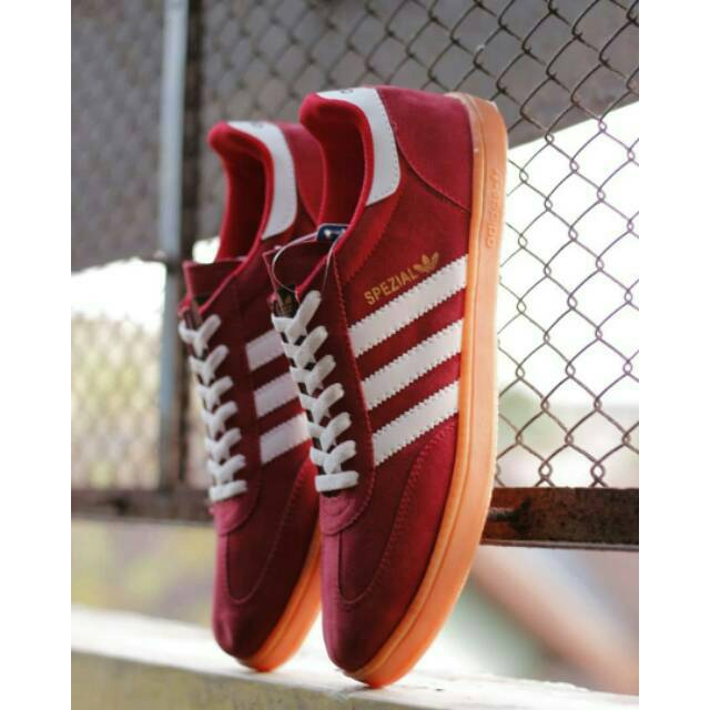 adidas spezial red and white