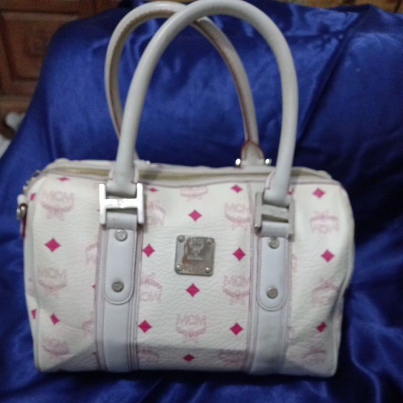 hand bag MCM MUNCHEN kulit preloved