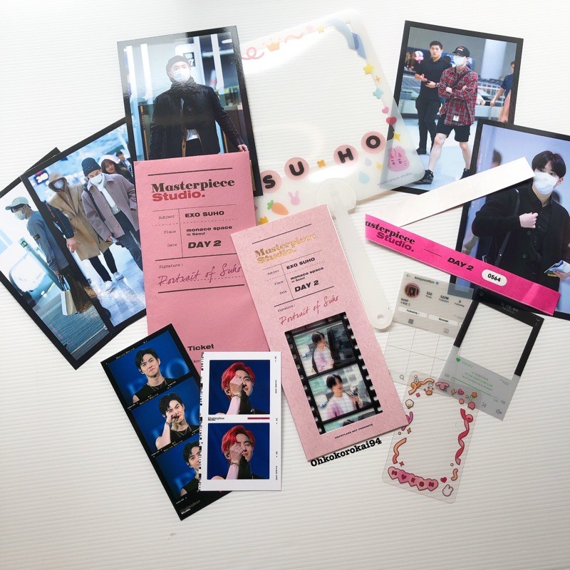 baca deskripsi suho sfb masterpiece goods exo keyring eco bag poster photobook fansite