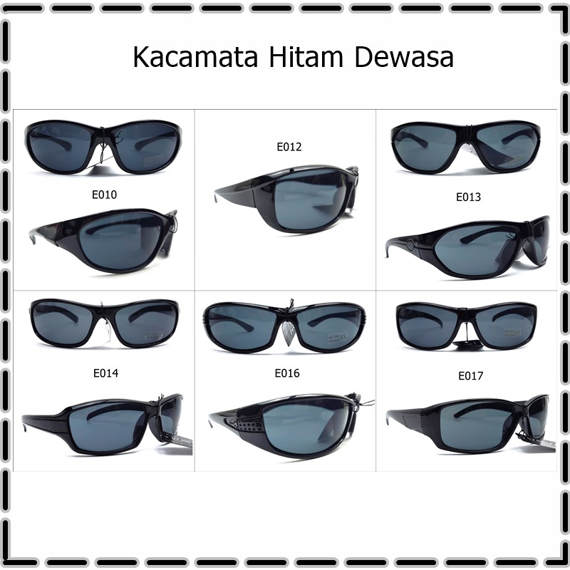 Kacamata Hitam Dewasa