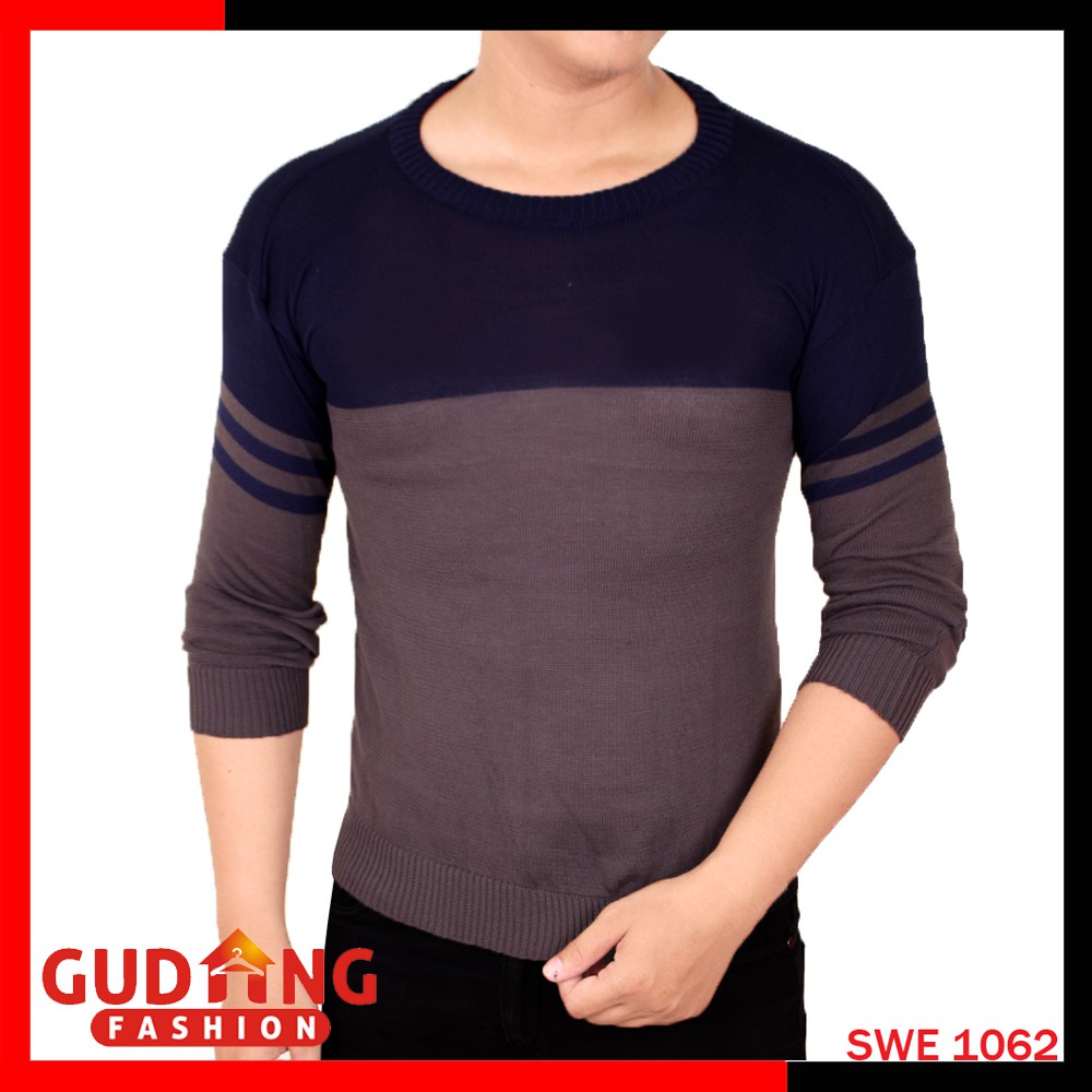 Sweater Rajut Cowok Polos SWE 1062