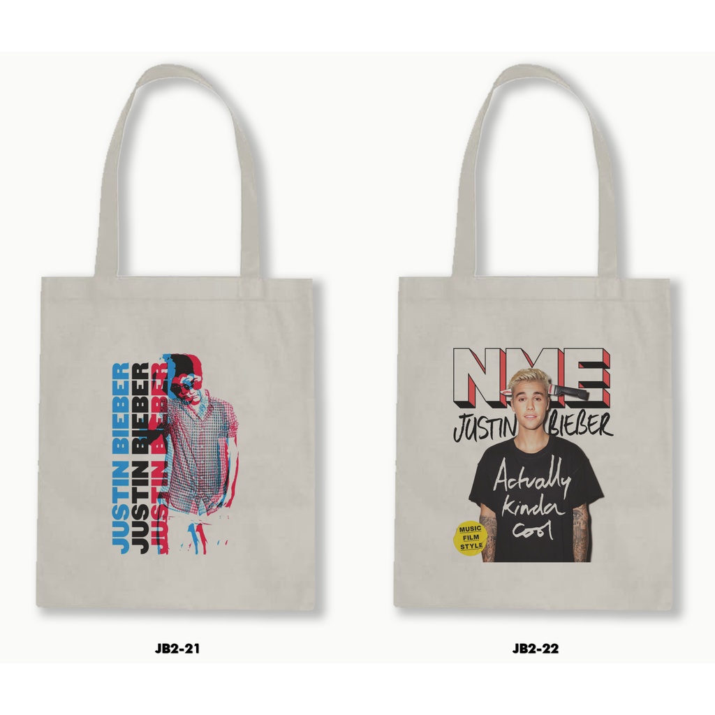 TOTE BAG BLACU - JUSTIN BIEBER 04