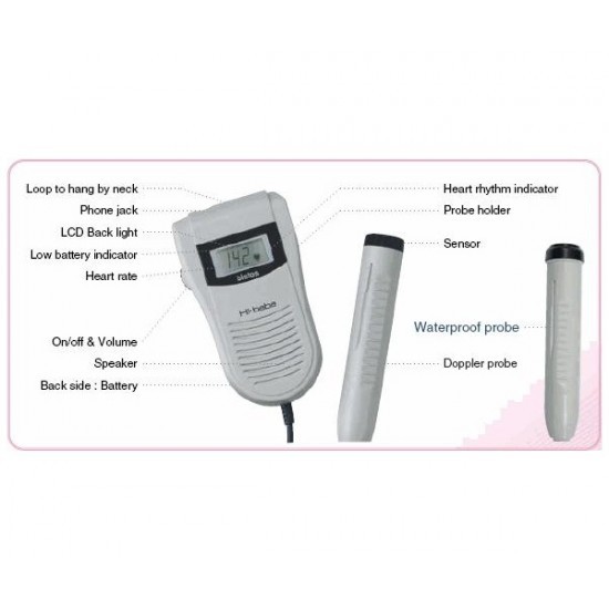 Bistos Fetal Doppler Hi-bebe BT 200 LCD / Dopler Janin