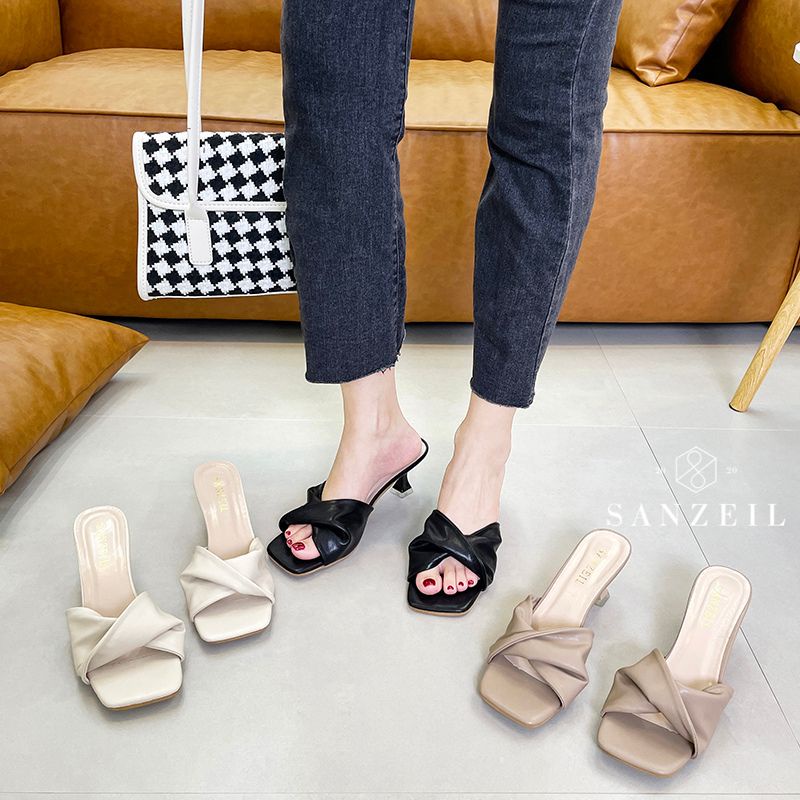 [COD] 10087 Sanzeil Fanni Heels Wanita Import