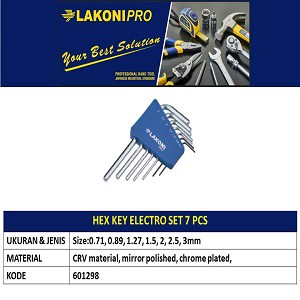 Kunci L Set Elektronik 7Pcs  / Hex Key Electro Set