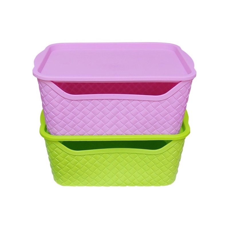 KOTAK PLASTIK SERBAGUNA/BOX PLASTIK SERBAGUNA/CONTAINER MINI/KOTAK LUCKY BIRD L 606 DENGAN TUTUP
