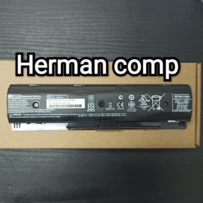 Original Baterai HP HSTNN-LB4N HSTNN-LB4O HSTNN-YB4N PI06 PI09