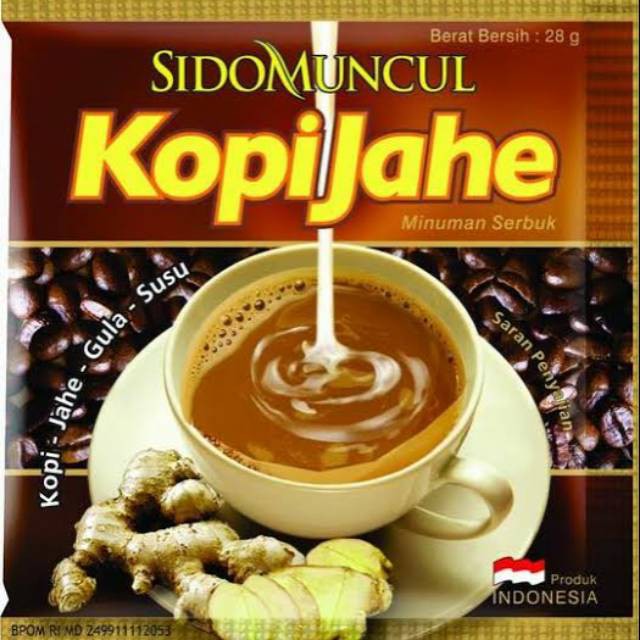 

Sidomuncul Kopi/Susu Jahe 10 Sachet (27gr)