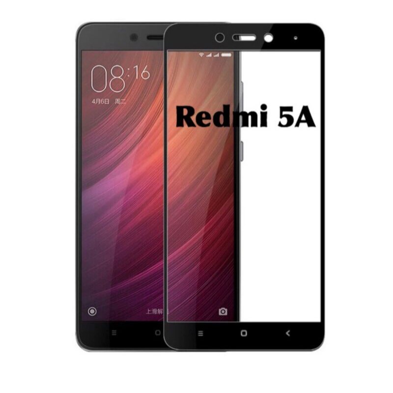 Xiaomi Redmi 5A Tempered Glass Full Layar Anti Gores Kaca