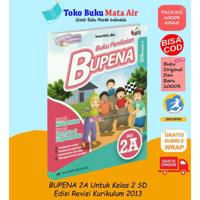 

PAKET SATUAN BUPENA KELAS 2 SD BUPENA 2A,2B,2C & 2D K13N - ERLANGGA