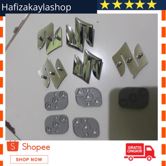 Part mobil original logo setir suzuki  logo stir suzuki  emblem  stir suzuki model clip zn 302