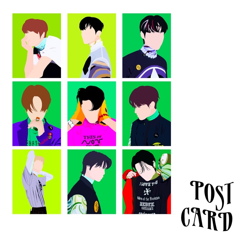 

NCT Sticker Postcard SET