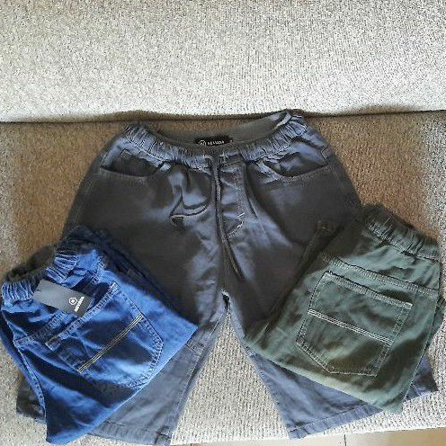 Nevada Celana Pendek Chinos Pinggang Karet - Soft Jeans