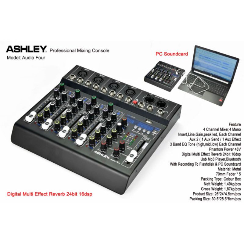Mixer Ashley Audio Four