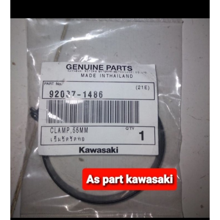 klem karet filter ninja RR original kawasaki