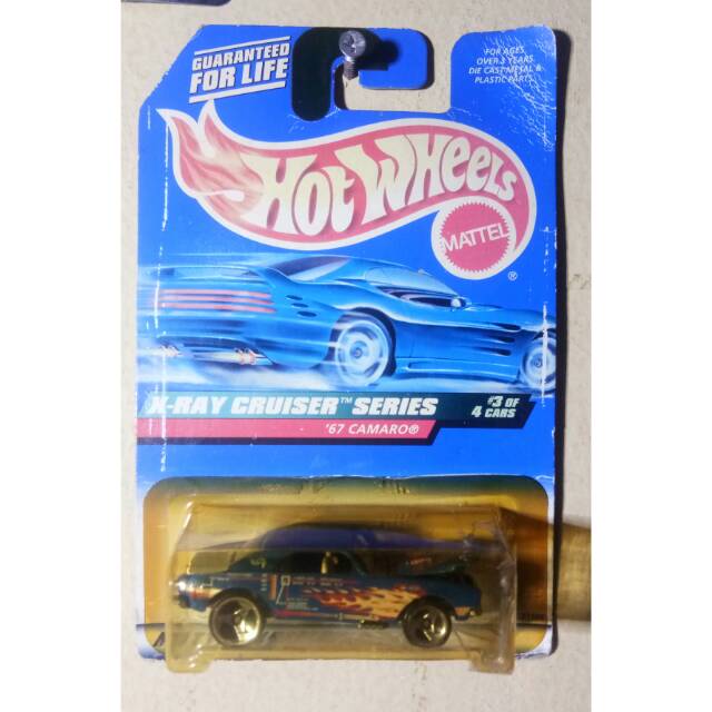 hotwheels vintage 67 camaro open hood
