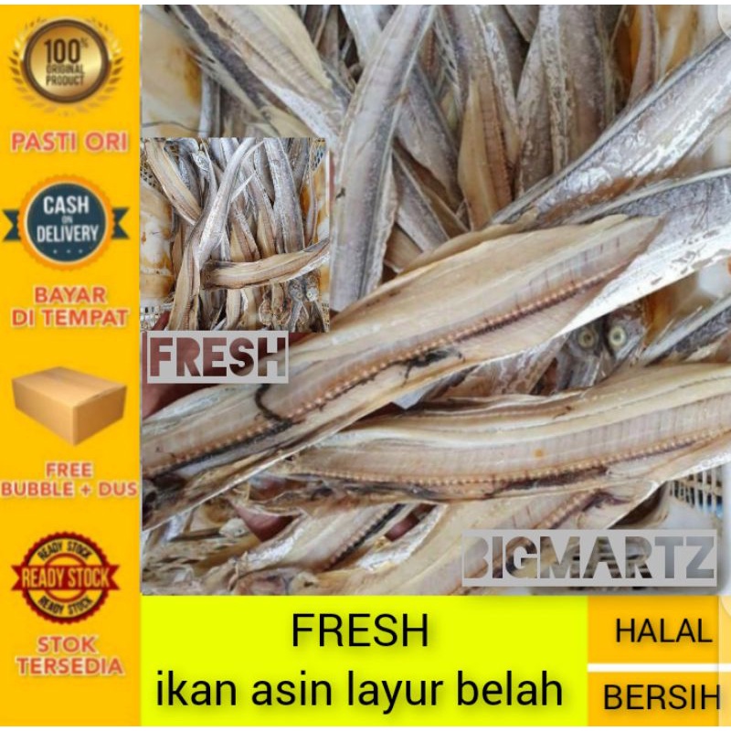 

ikan asin layur belah super fresh 1Kg