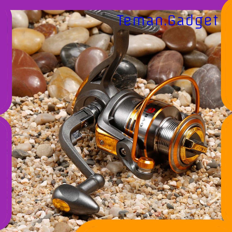 TG-IF145 Debao Gulungan Pancing DB3000A Metal Fishing Reel 10 Ball Bearing