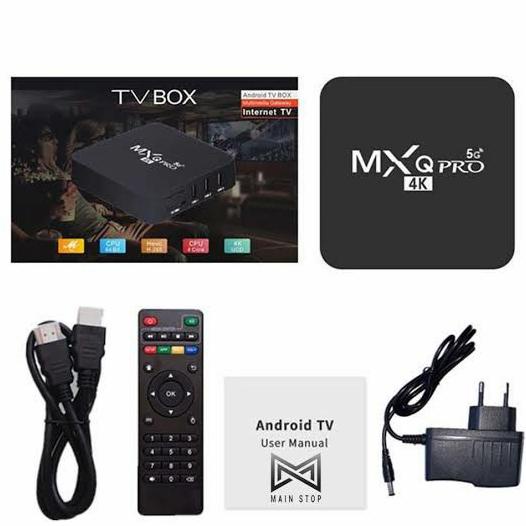 SET BOX ANDROID MXQ PRO 4K RAM 2GB /16GB / FLECO M 21 / TV BOX MX9