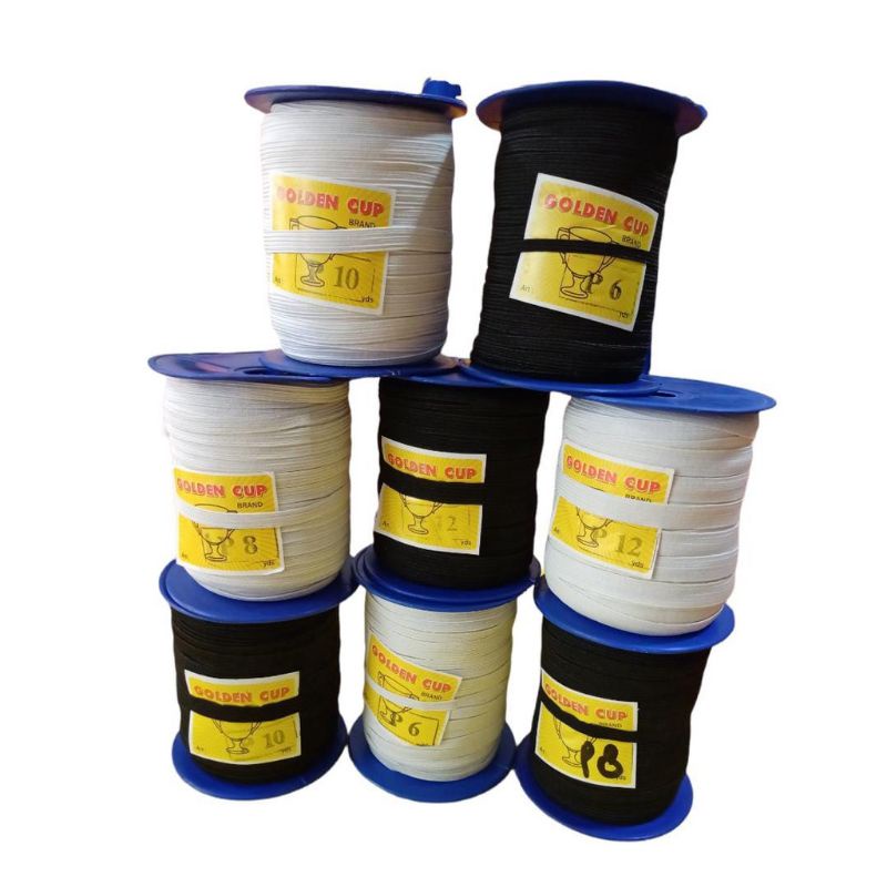 karer golden cup karet elasatic karet kolor p6,p8,p10,p12