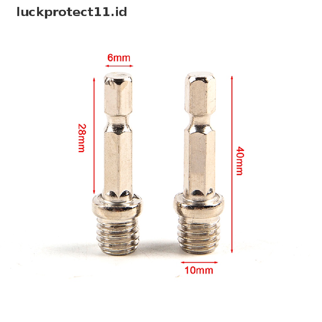 //HG&amp;ID// 1Pc 1/4 Hexagon Connecting Rod Adapter Drill Chuck M10 Polishing Disc Connection .