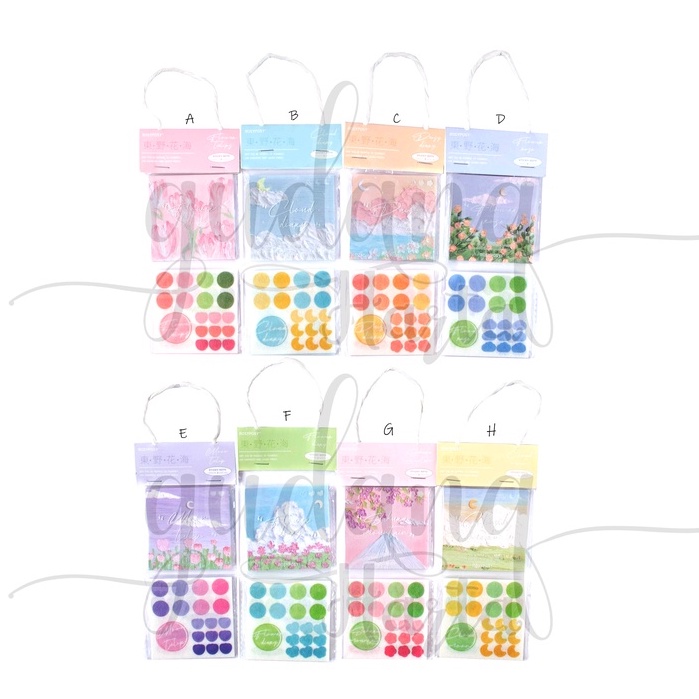 Sticky Notes Scenery Set Sticker Notes 2 Model Sticker DIY GH 301497