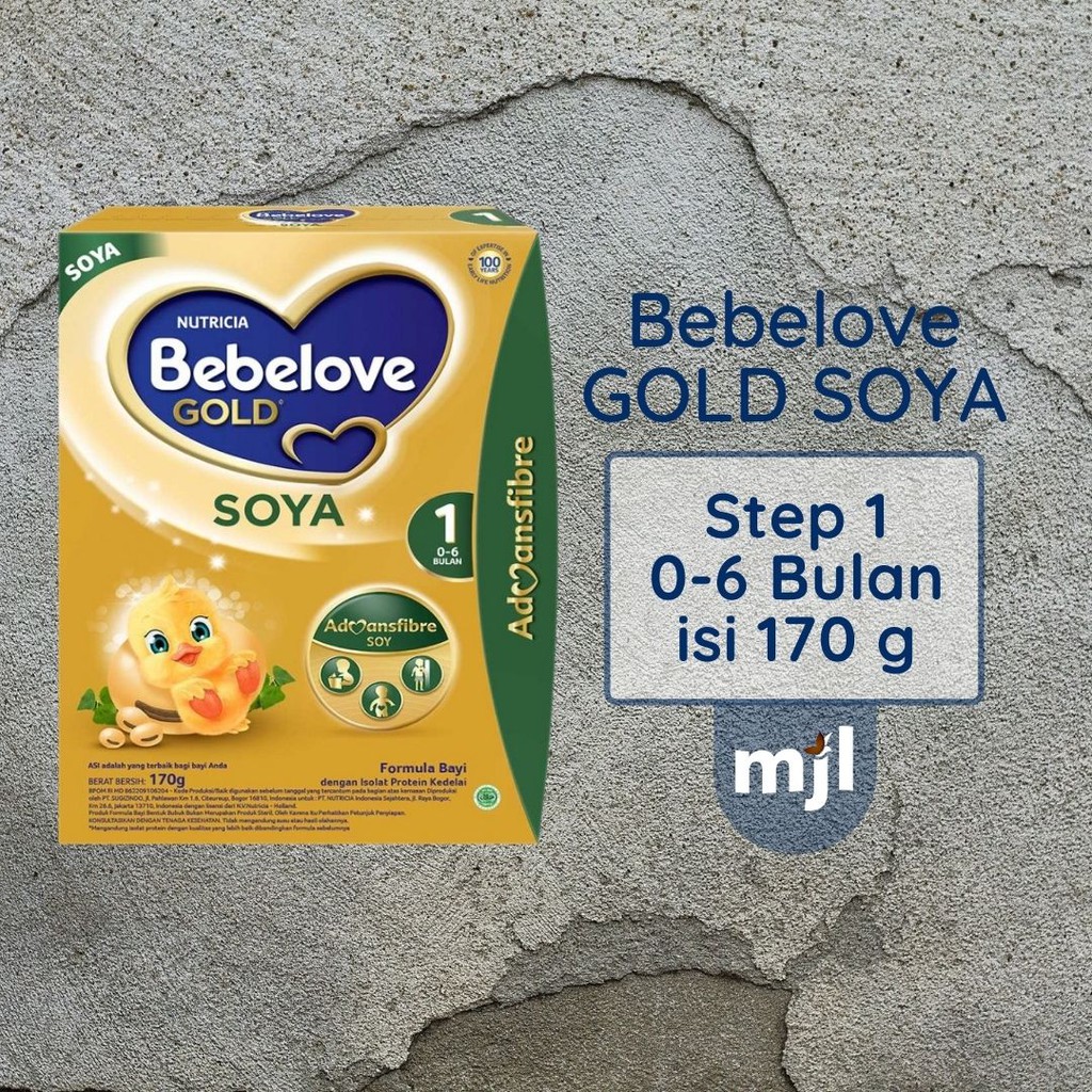 

Bebelove Gold Soya 1 Susu Formula Bayi [170 g]