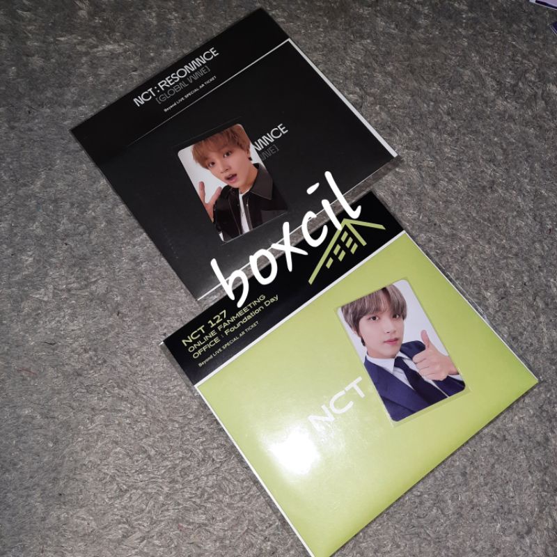 PC AR TICKET HAECHAN RESONANCE FANMEET NCT 127 FULLSET