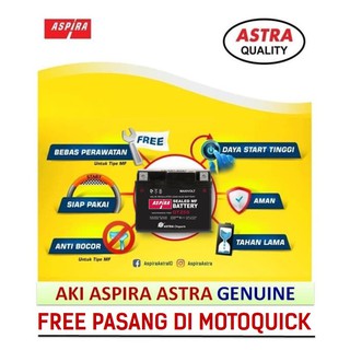 Aki Motor Beat, Mio, Scoopy, Vario 110, Vixion ASPIRA GTZ