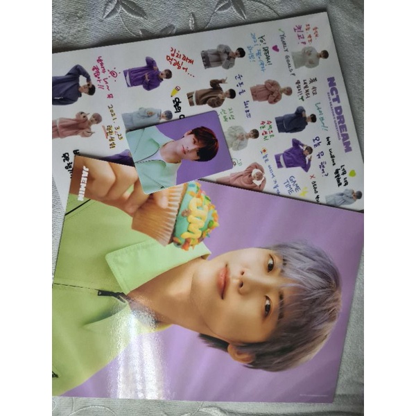 Sticker sg21, sticker resonance pt 2, A4 Jaemin sg21, Pc Benefit Withdrama Jisung sg21