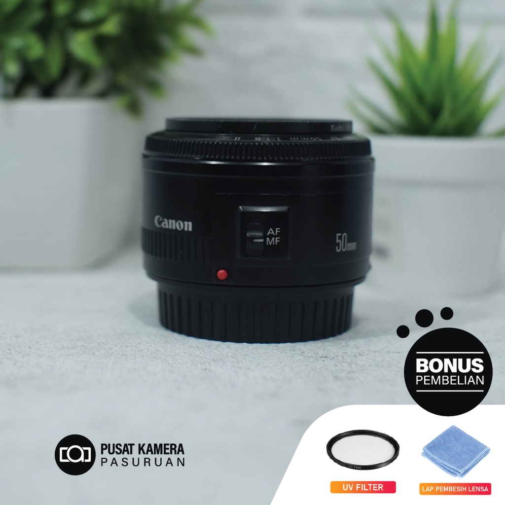 Lensa Canon 50mm f1.8 II Lensa Fix Canon Murah Bekas Second