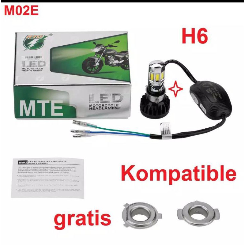 LAMPU LED MOTOR 6 SISI