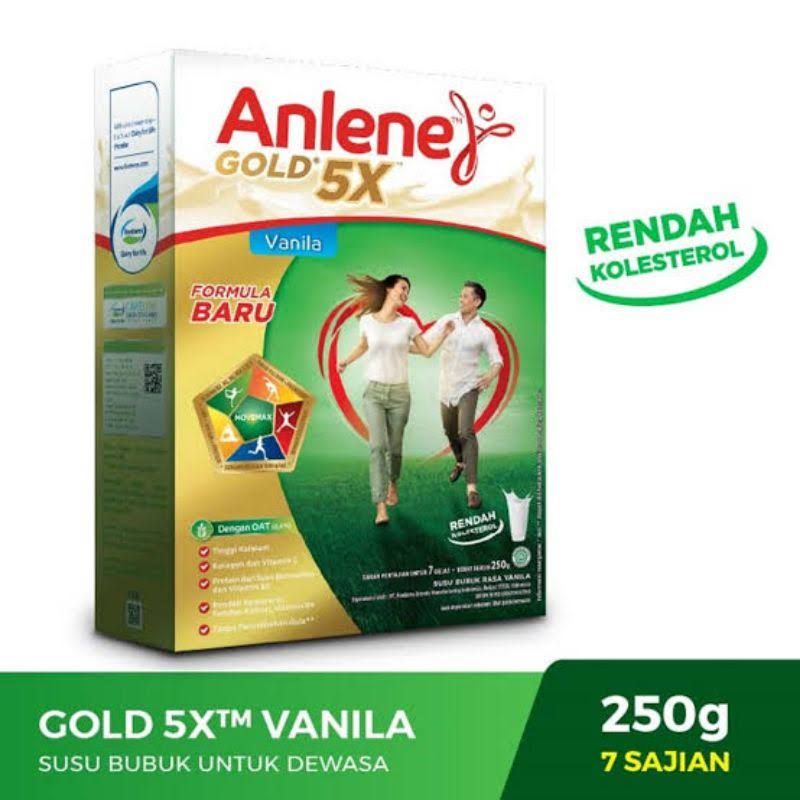 

Anlene Gold 250gram Coklat Vanila Rendah Kolesterol EXP 2026