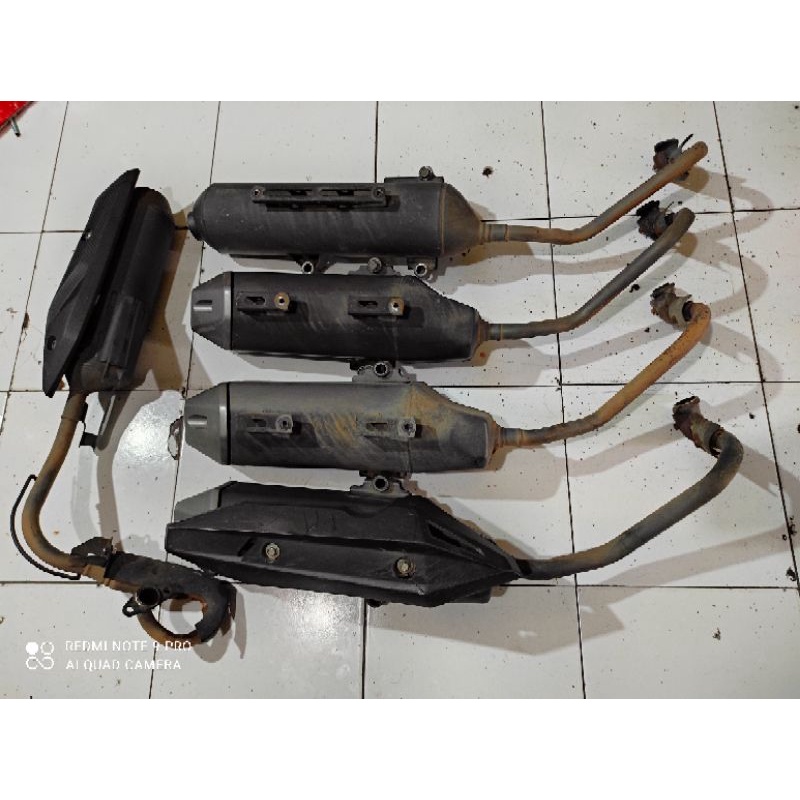 knalpot original vario 150 new K59 knalpot shet arem arm vario 125/150 new