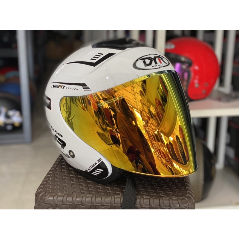Helm DYR Osaka Motif Pakai Kaca Venom dan Iridium