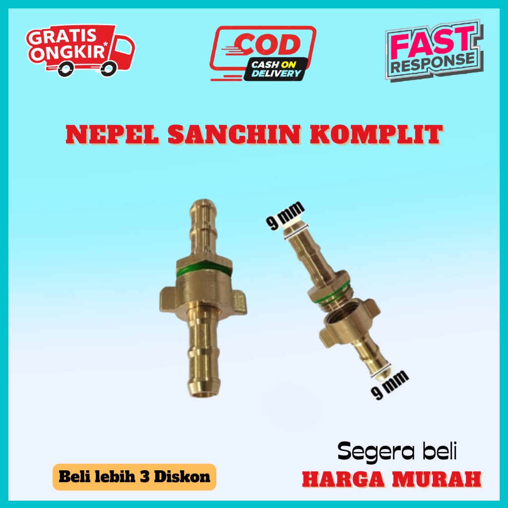 SAMBUNGAN TEMBAGA SPRAYER / SAMBUNGAN SELANG SPRAYER / SAMBUNGAN NEPEL